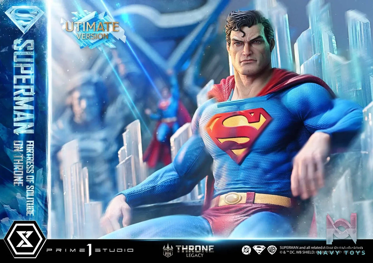 Prime 1 Studio – Superman (Comics) Superman Fortress of Solitude on Throne (Design by Gabriele Dell’Otto) TLCDC-08 TLCDC-08UT TLCDC-08UTS (Licensed)