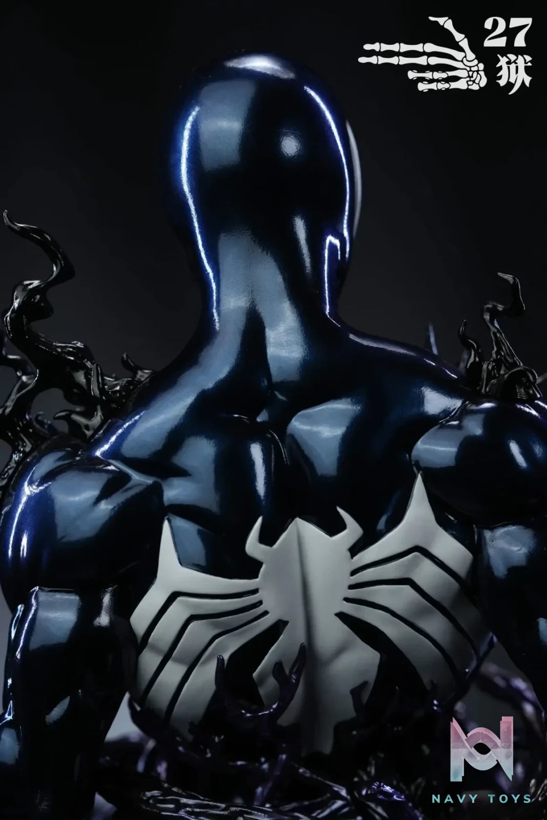 27abyss Studio - Marvel Spider - Man Bust Series 2 Symbiosis resin statue Navy Toys anime figure