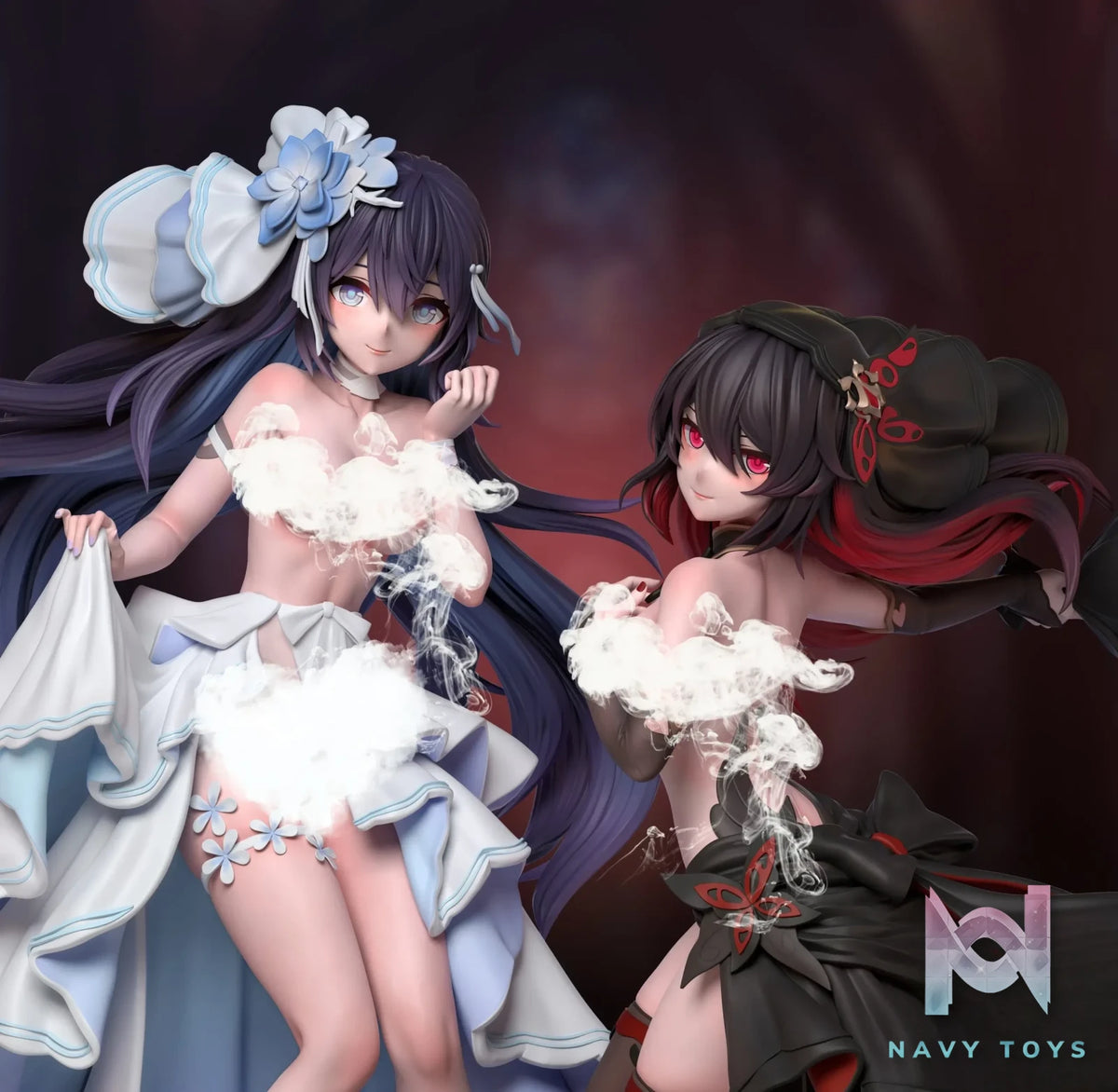 Arctic Wolf Studio – Honkai Impact 3 Flower married black and white Seele Vollerei