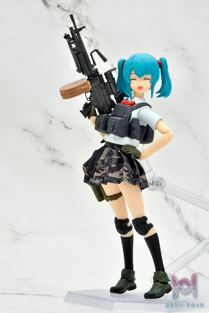 Tomytec – figma LittleArmory Armed JK: Variant D2 X E2 X F2 X figmaPLUS LittleArmory Armed JK Variant Loadout Set 4, Code: URBEX (Licensed)