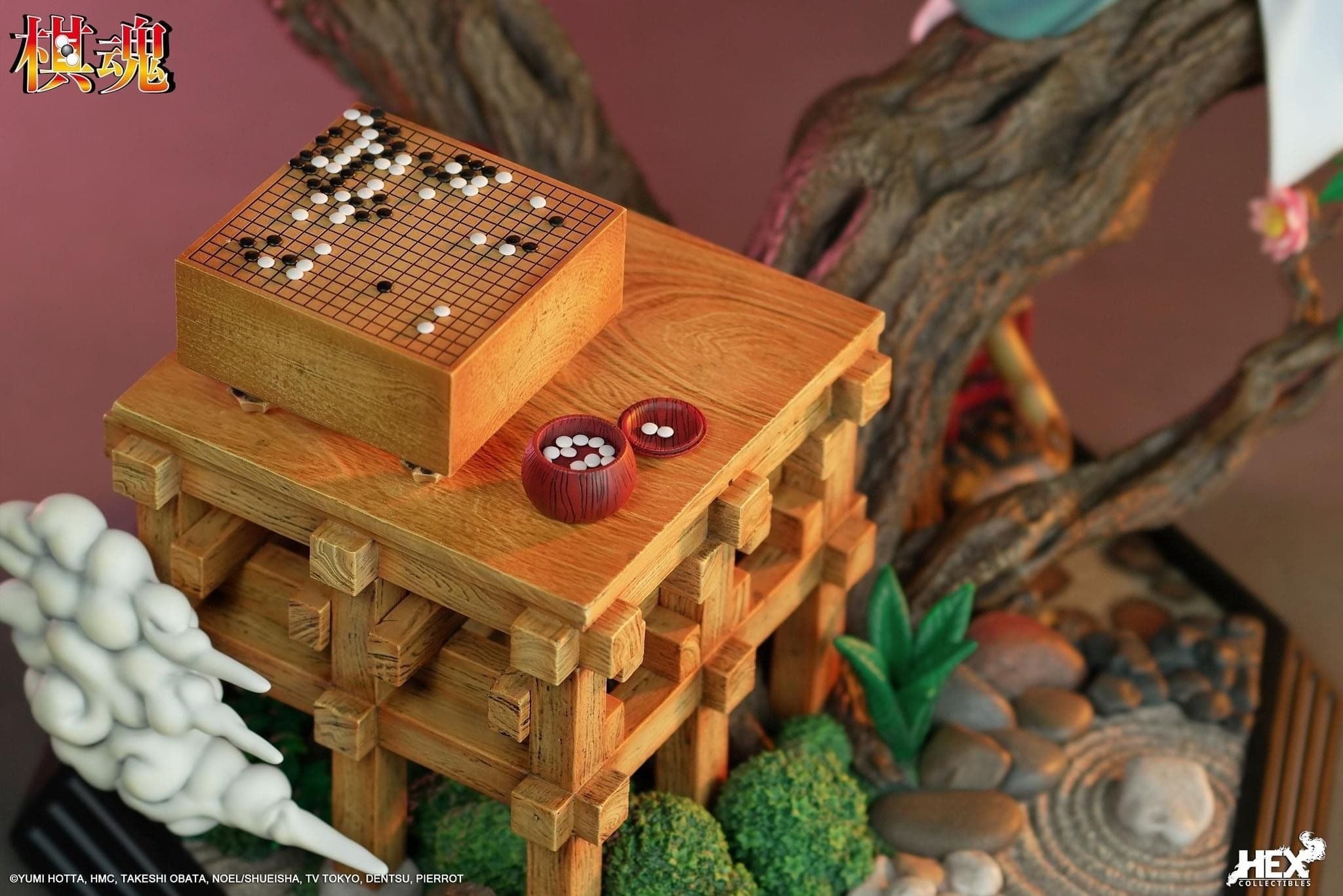 Hikaru & Sai resin statue Hex collectibles anime figure