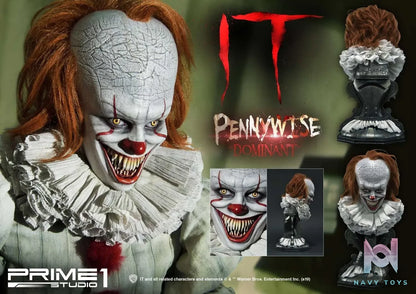 Prime 1 Studio – High Definition Bust IT (Film) Pennywise Head HDBIT-01 HDBIT-02 HDBIT-03 HDBIT-ALL (Licensed)