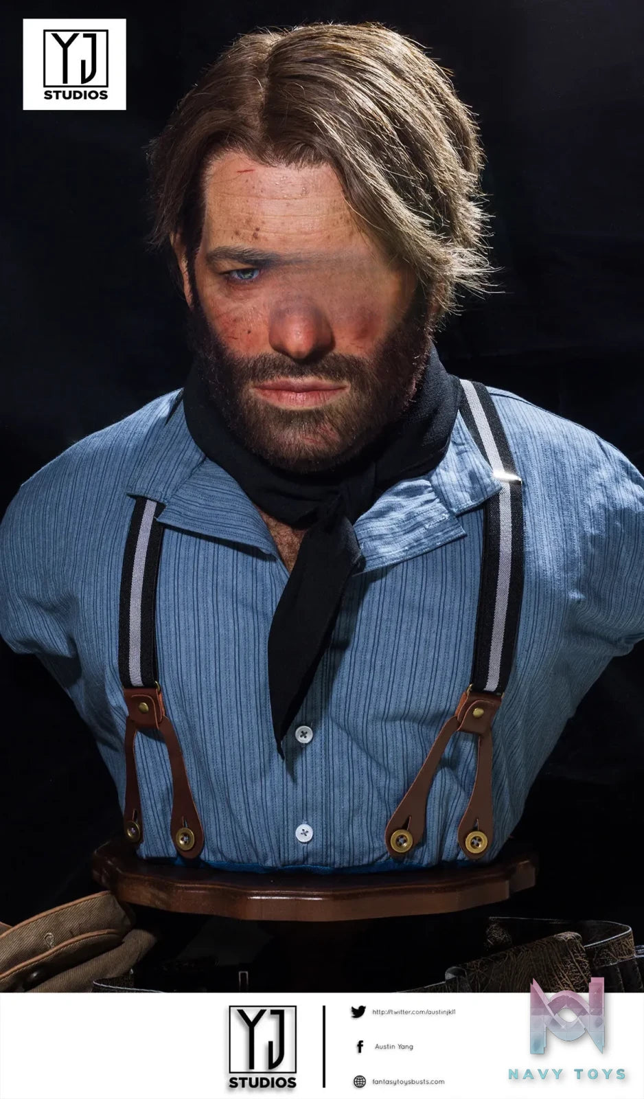 YJ Studio – Arthur Morgan 1/1 Bust Red Dead Redemption 2