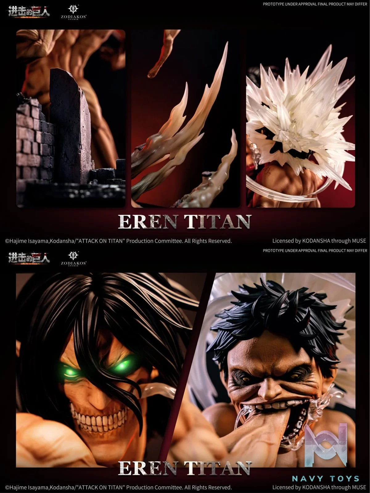 Eren Yeager - Attack On Titan - Zodiakos Studio resin statue zodiakos studio anime figure