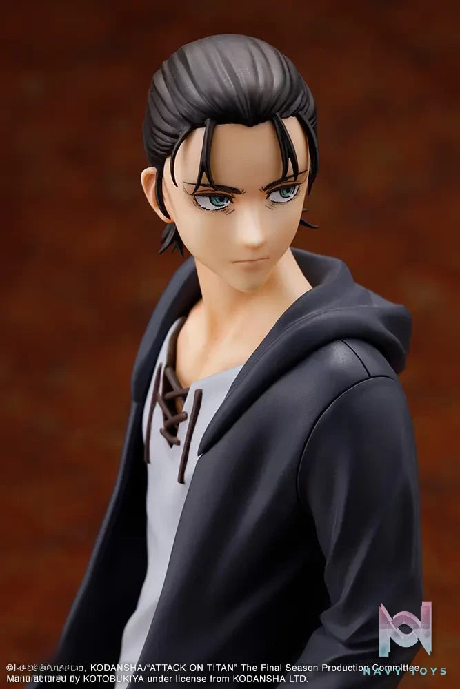 Kotobukiya – OSHI WORKS Attack on Titan The Final Season Eren Yeager The Final Season ver. Complete Figure (Licensed)