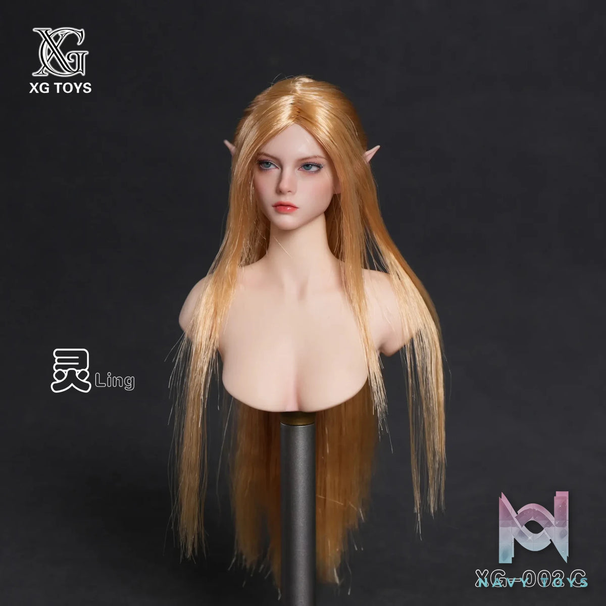 XG Toys – 1/6 Movable Eyes Elf Princess Head Sculpt XG-002 (Licensed)