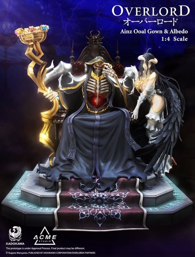 Ainz Ooal Gown - Albedo resin statue acme Studio anime figure