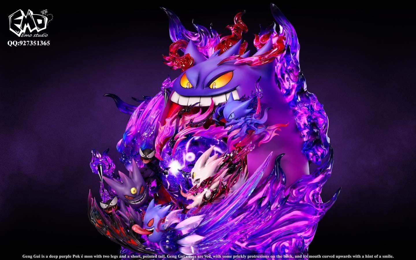 Gengar - Pokemon - EMO Studio resin statue emo studio anime figure