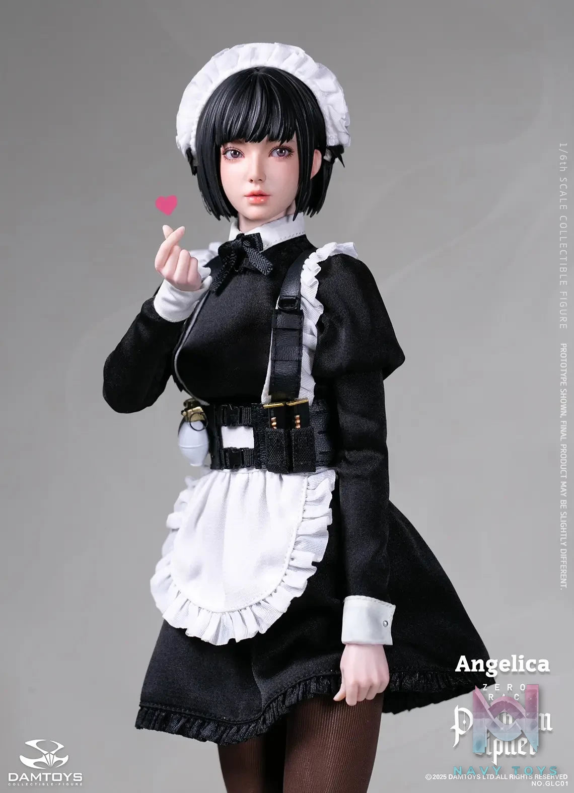 DAMTOYS – 1/6th scale PHANTOM CIPHER: ZERO TRACE ANGELICA Original Story Collectible Figure GLC01 (Licensed)
