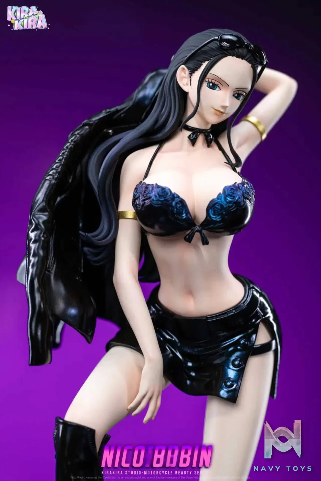 KiraKira Studio – Costume Series 01 Nico Robin Biker Jacket One Piece