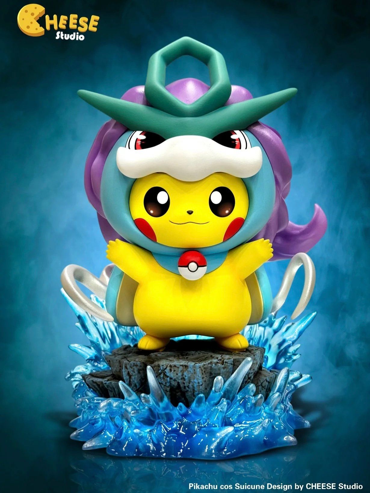Pikachu Cosplay Three sacred - Pokemon - Cheese Studio resin statue Cheese Studio anime figure