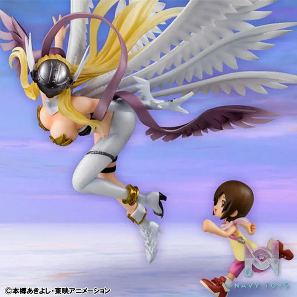 MegaHouse – G.E.M. Series Digimon Adventure Angewomon X Hikari Yagami Complete Figure (Licensed)