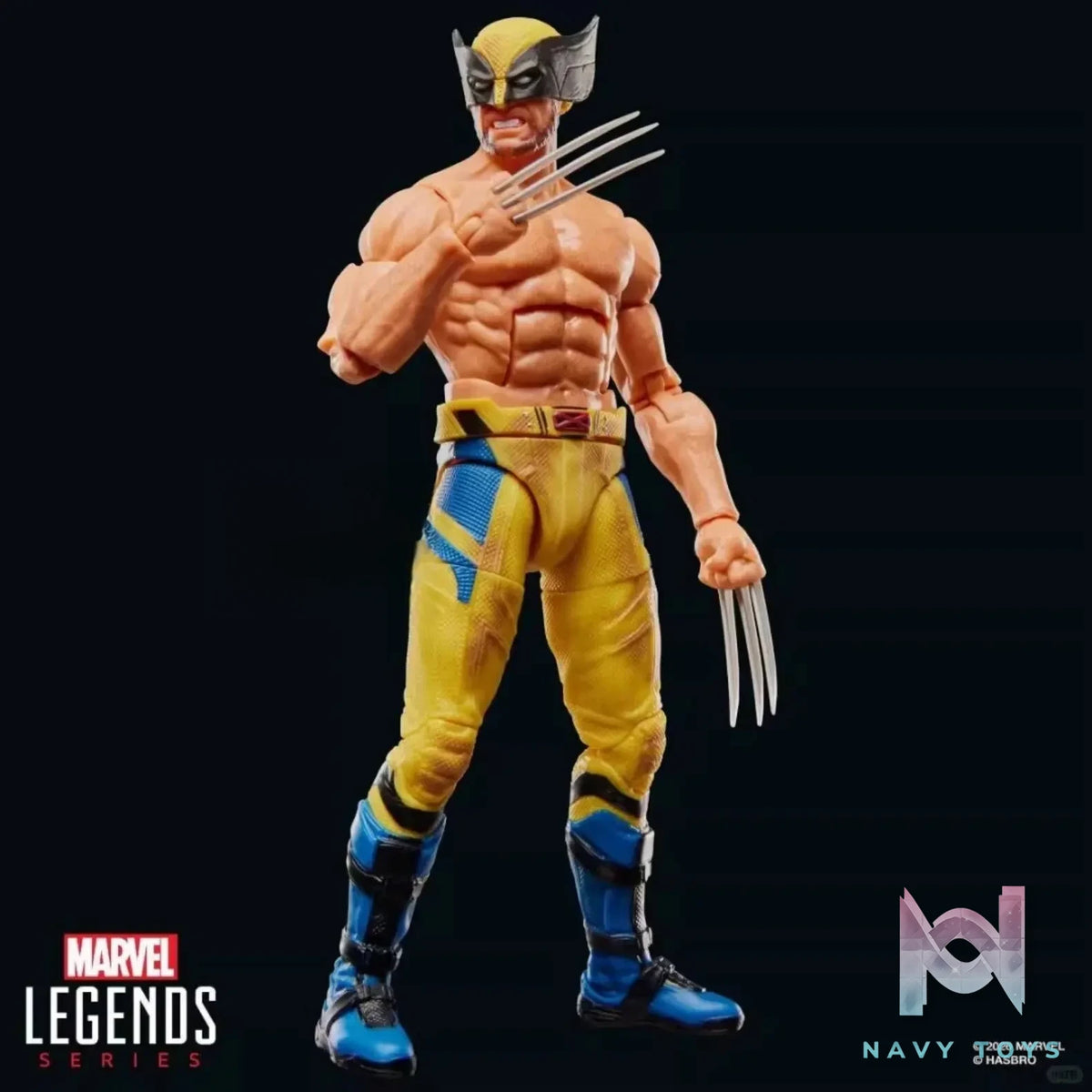 Hasbro Studio – 1/12 Marvel Legends (Movie Version) Shirtless Wolverine Action Figure (Licensed)