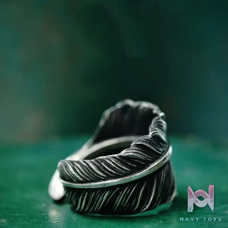 Raven Studio (silver jewelry) – Original Exclusive Design Indian Style Feather Ring Original