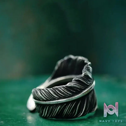 Raven Studio (silver jewelry) – Original Exclusive Design Indian Style Feather Ring Original