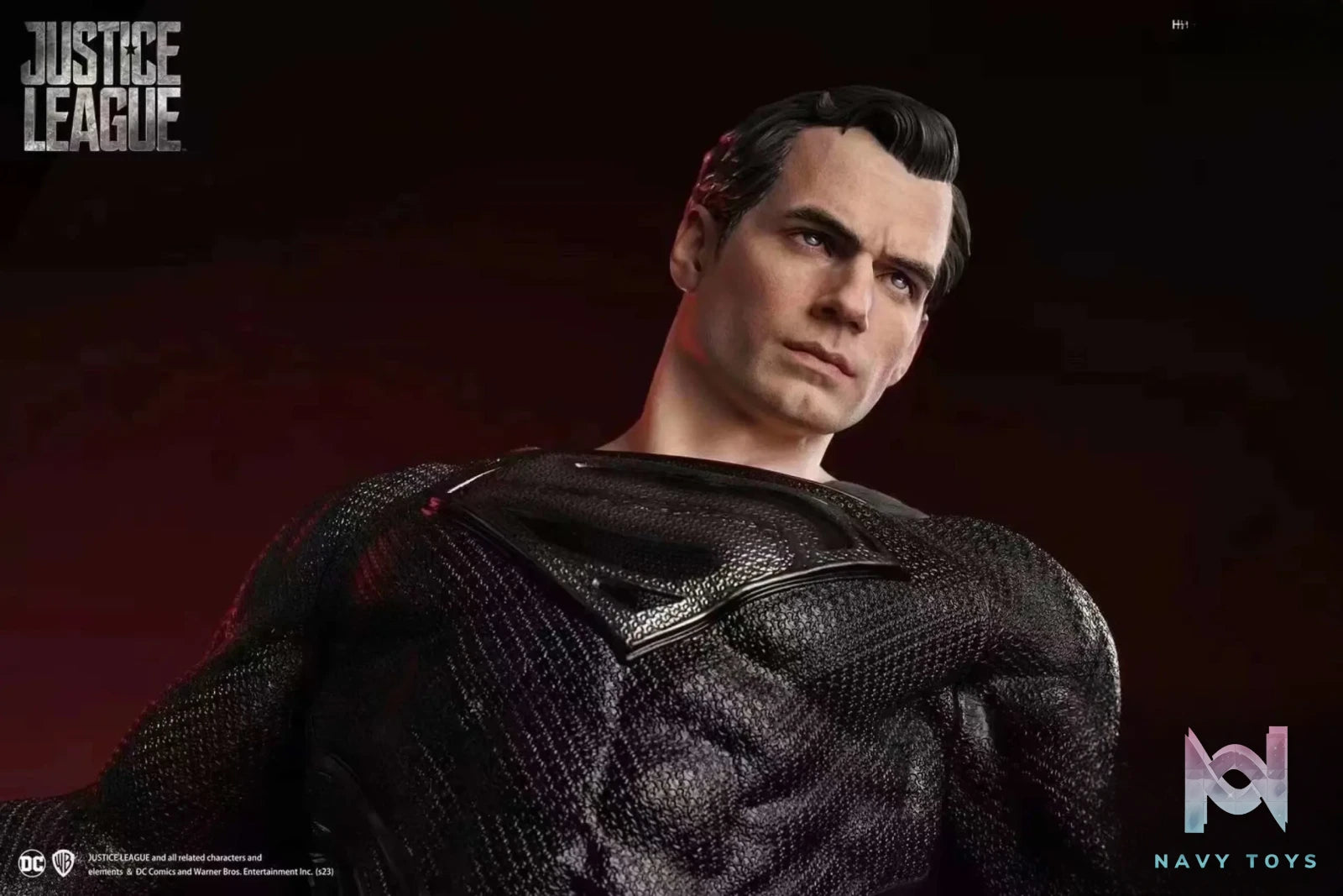 Queen Studio – DC Black Superman (Licensed)
