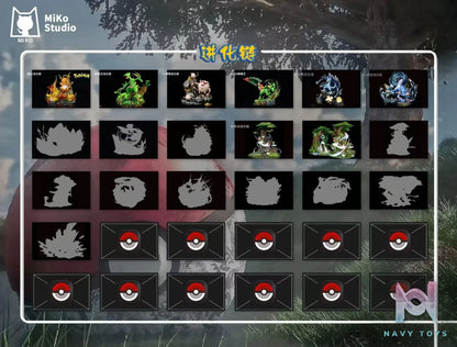 Miko Studio – Pokémon Gardevoir Evolution Group