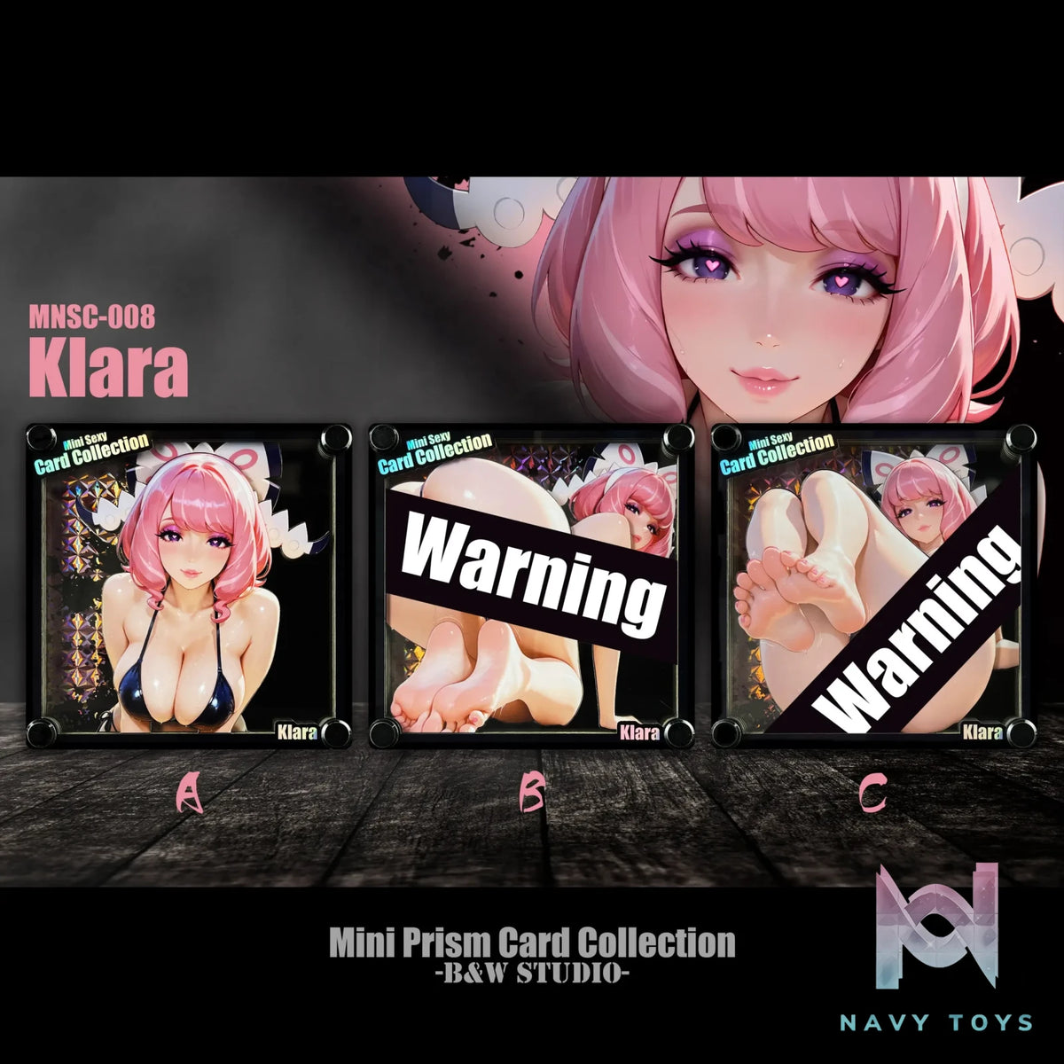 B&W Studio – Mini Prism Card Klara MNSC-008A MNSC-008B MNSC-008C Pokémon