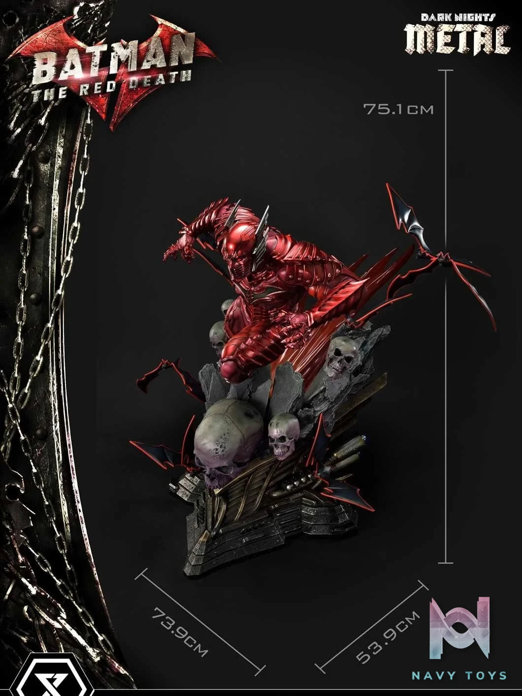 The Red Death - Dark Nights: Metal - Prime 1 Studio (MMDCMT - 07; MMDCMT - 07LM) resin statue Prime 1 Studio anime figure
