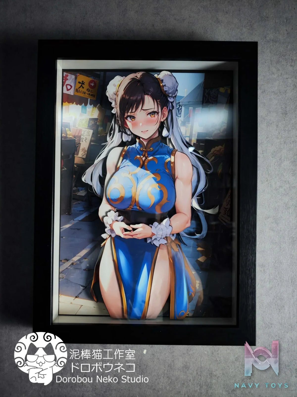 Dorobou Neko Studio – Street Fighter Chun-Li Detachable 3D Poster