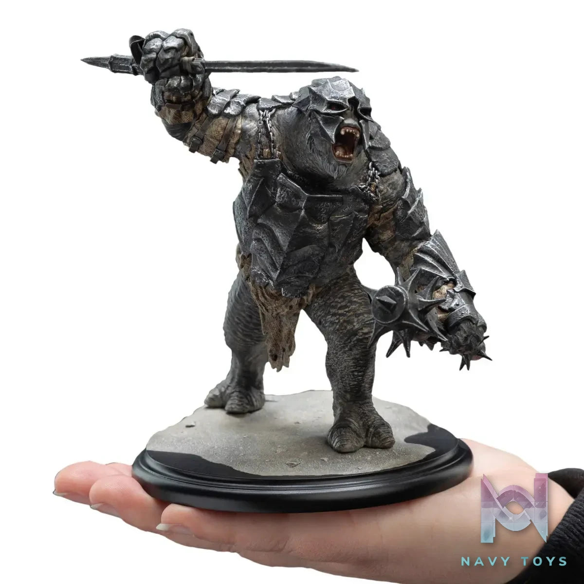 WETA Workshop Studio – The Lord of the Rings Trilogy Miniature Statue-Olog-hai of the Black Gate Statue 86-01-04766 (Licensed)