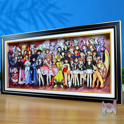 KALA HOME Studio – Cardcaptor Sakura Multiple Characters #03 3D Decorative Painting Cardcaptor Sakura