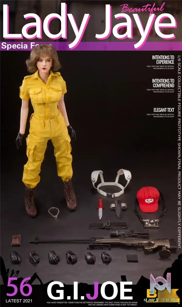 BBK Studio – Original 1/6 BBK012 GIJOE Jay Female Soldier Action Figure
