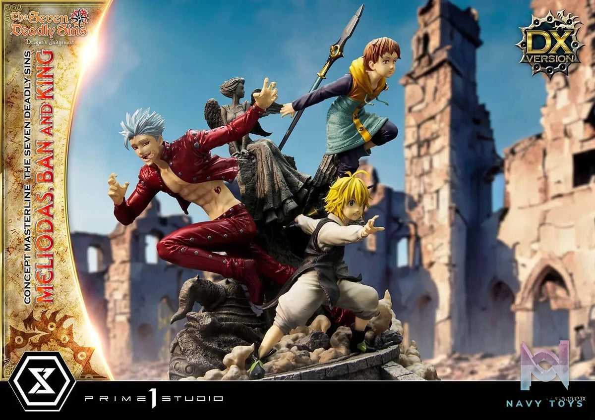 Prime 1 Studio – Concept Masterline The Seven Deadly Sins Meliodas, Ban and King CMNTZ-01 CMNTZ-01DXS (Licensed)
