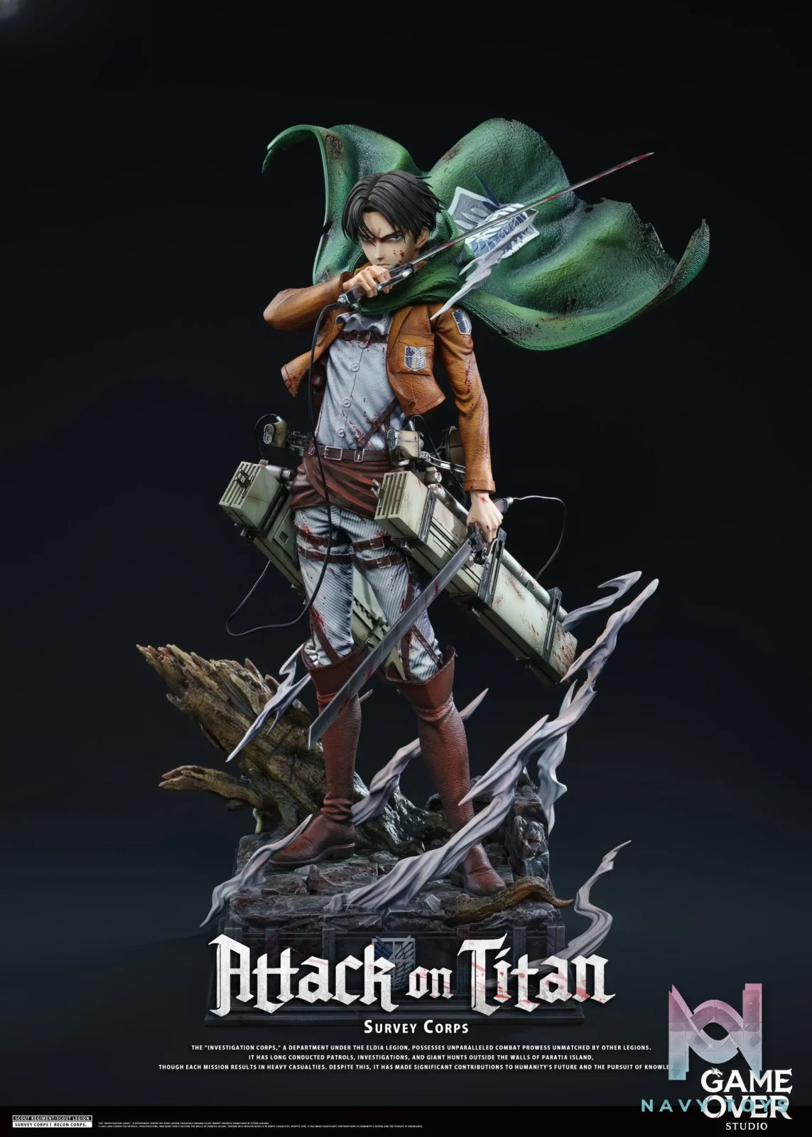Game Over Studio – Levi Ackerman Attack On Titan