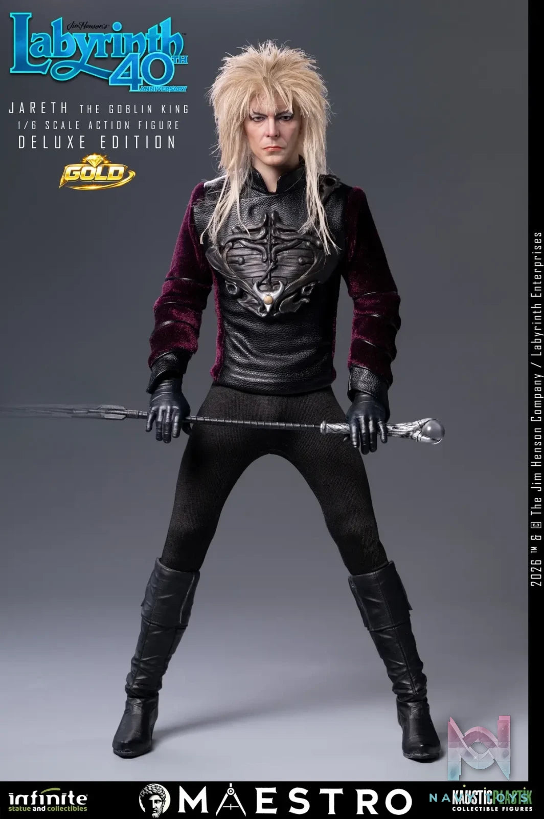 Infinite Statue – LABYRINTH JARETH THE GOBLIN KING 1/6 SCALE ACTION FIGURE (Licensed)