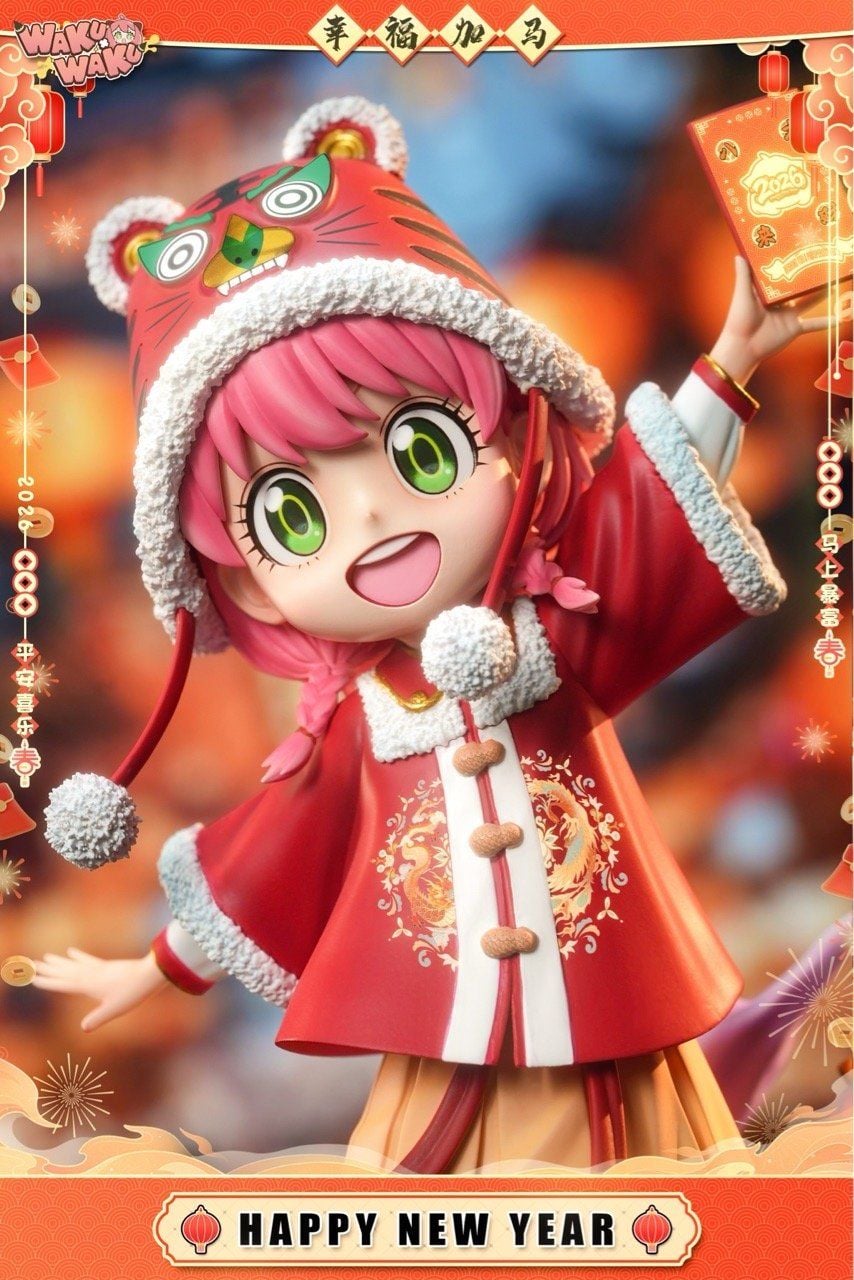 Anya New Year - Spy x Family - WAKUWAKU Studio resin statue WAKUWAKU Studio anime figure