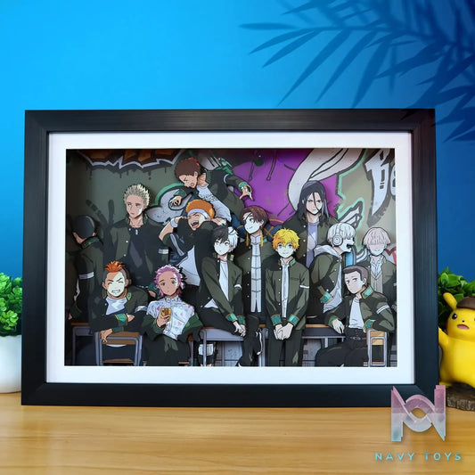 KALA HOME Studio – WIND BREAKER Multiple Characters #01 3D Decorative Painting WIND BREAKER