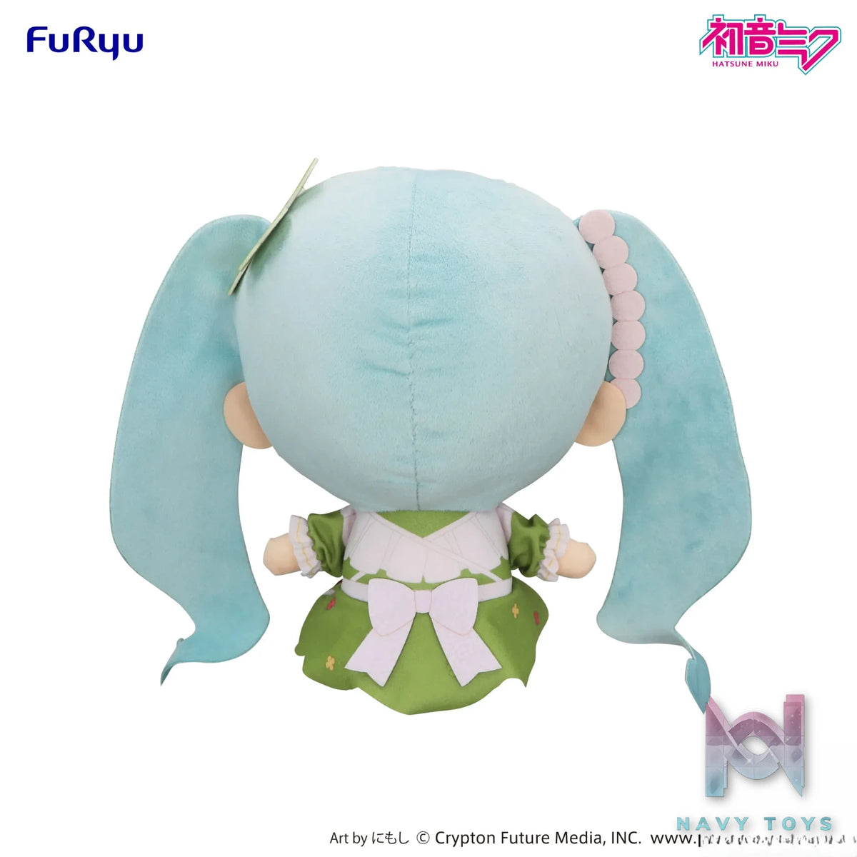 FURYU – Hatsune Miku KYURUMARU Big Plush Toy Clover (Licensed)