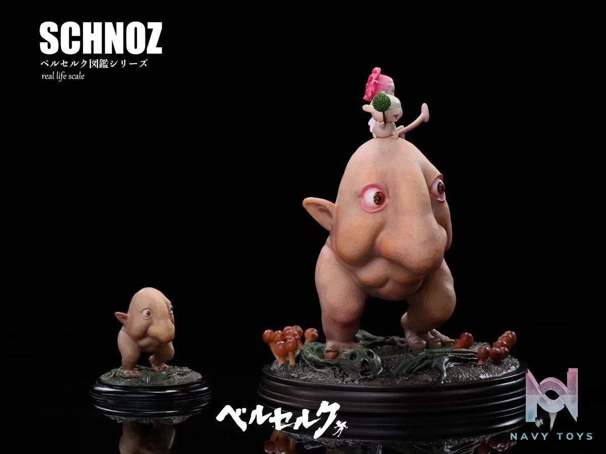 Desktop Berserk Illustration Fourth Edition Schnoz with Puck and Ivalera - BIHS Studio resin statue Navy Toys anime figure