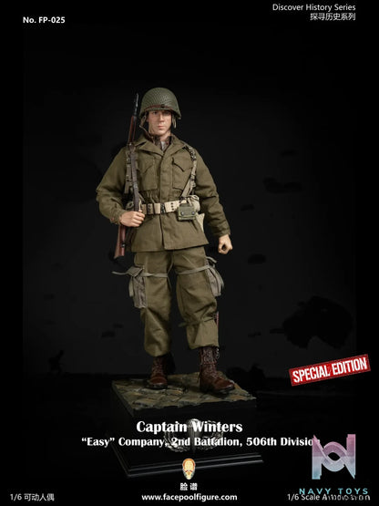 Facepoolfigure – Captain Winters “Easy” Company, 2nd Battalion, 506th Division 1/6 Action Figure FP025 (Licensed)