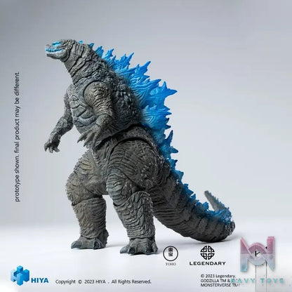 HIYA Studio – Exquisite Basic Series None Scale 7 Inch Godzilla vs Kong Heat Ray Godzilla Translucent Ver. Action Figure EBG0070