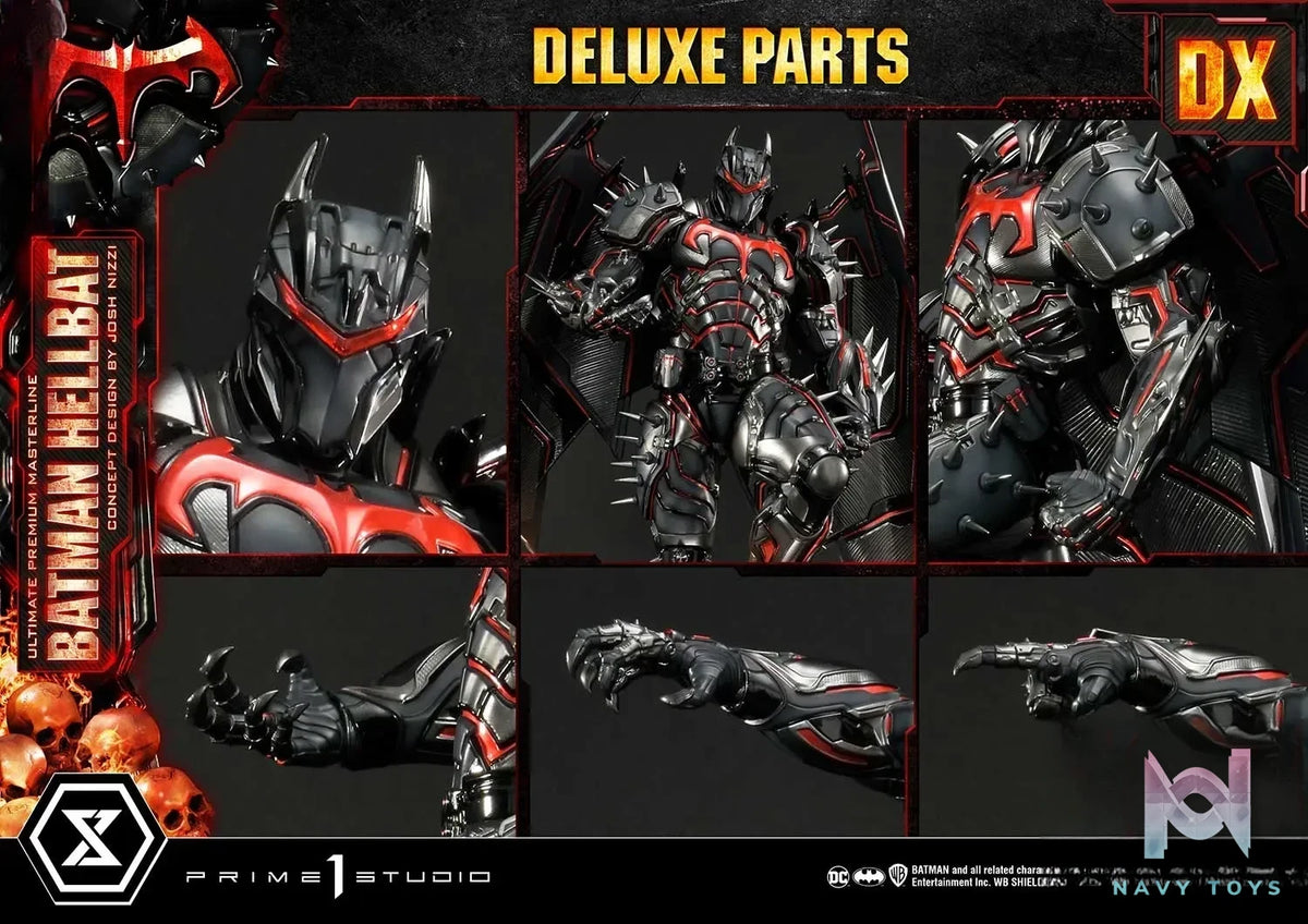 Prime 1 Studio – Ultimate Premium Masterline Batman (Comics) Batman Hellbat Concept Design by Josh Nizzi UPMDC-06 UPMDC-06DX UPMDC-06DXS (Licensed)