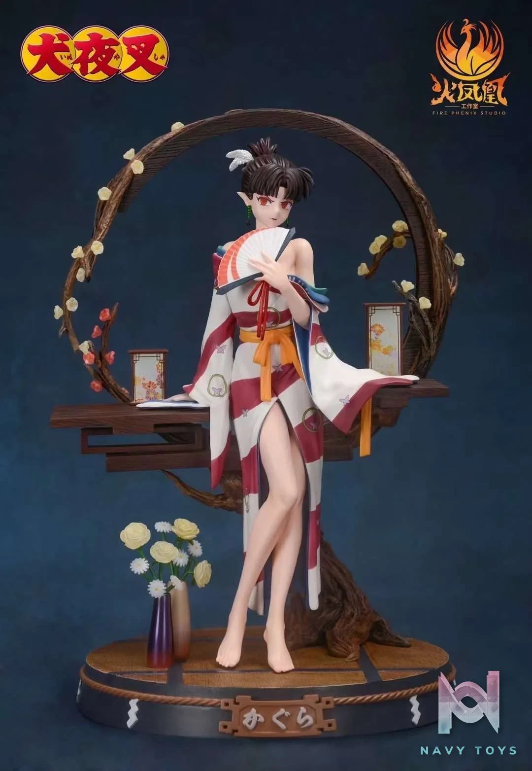 Kagura resin statue Fire Phenix Studio anime figure