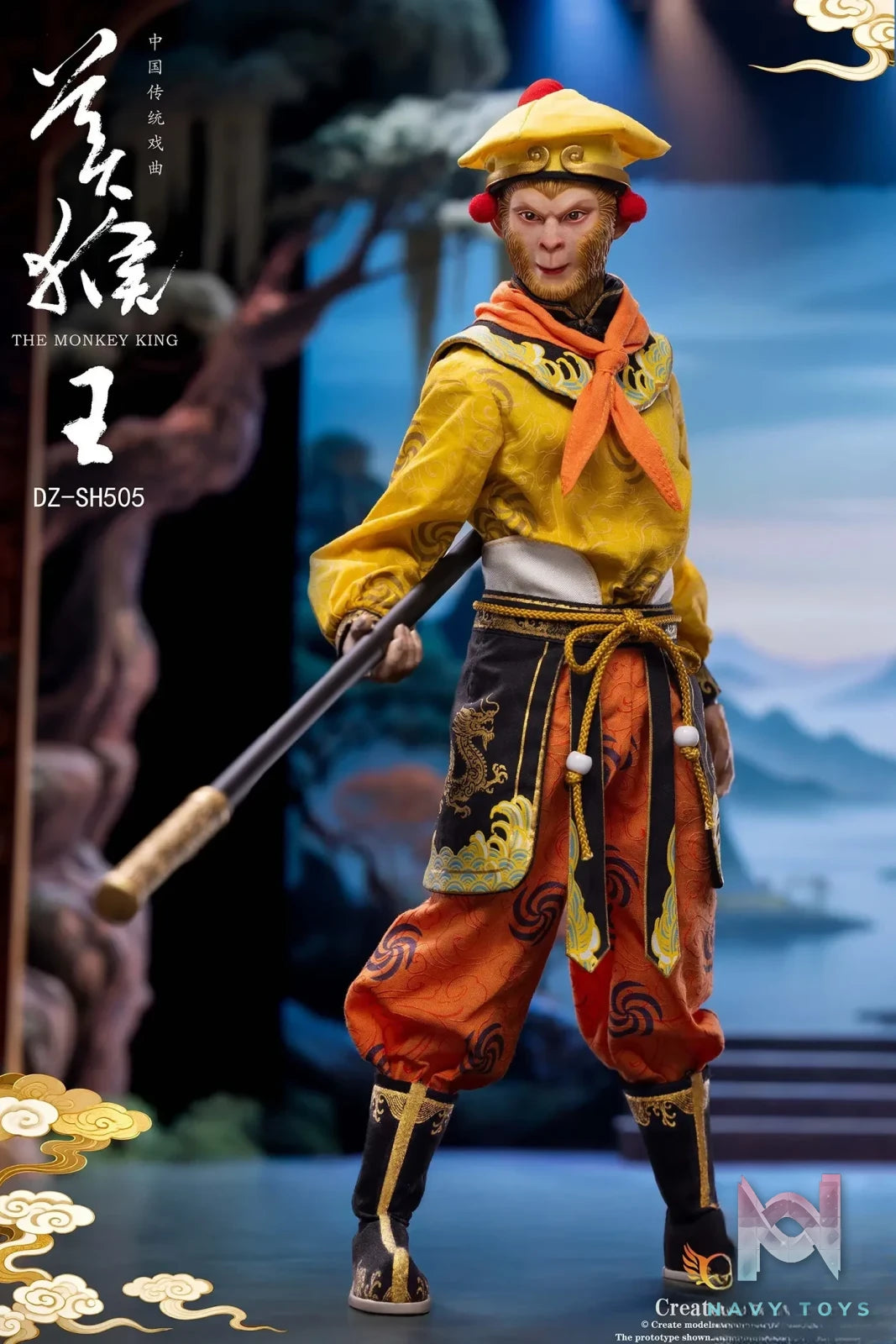 Createmodels x HAOYUTOYS – 1/6 “Chinese Opera” Series – Monkey King Movable doll DZ-SH505 (Licensed)