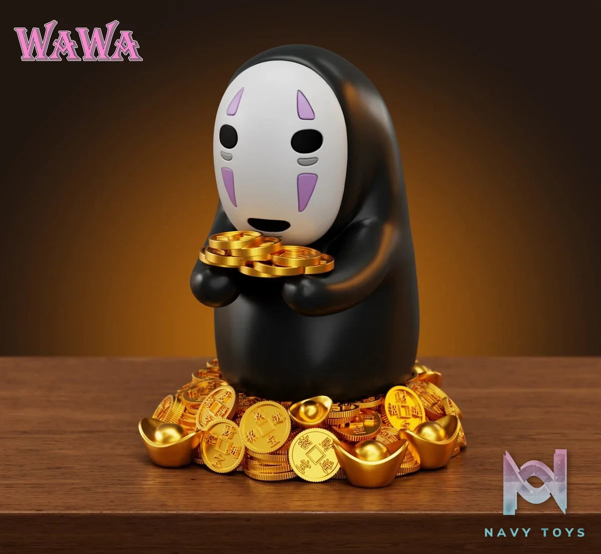 Lucky No Face resin statue WAWA Studio anime figure