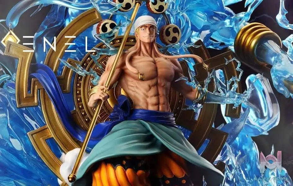 Jimei Palace Studio - One Piece Thunder God Enel (Licensed) resin statue Navy Toys anime figure