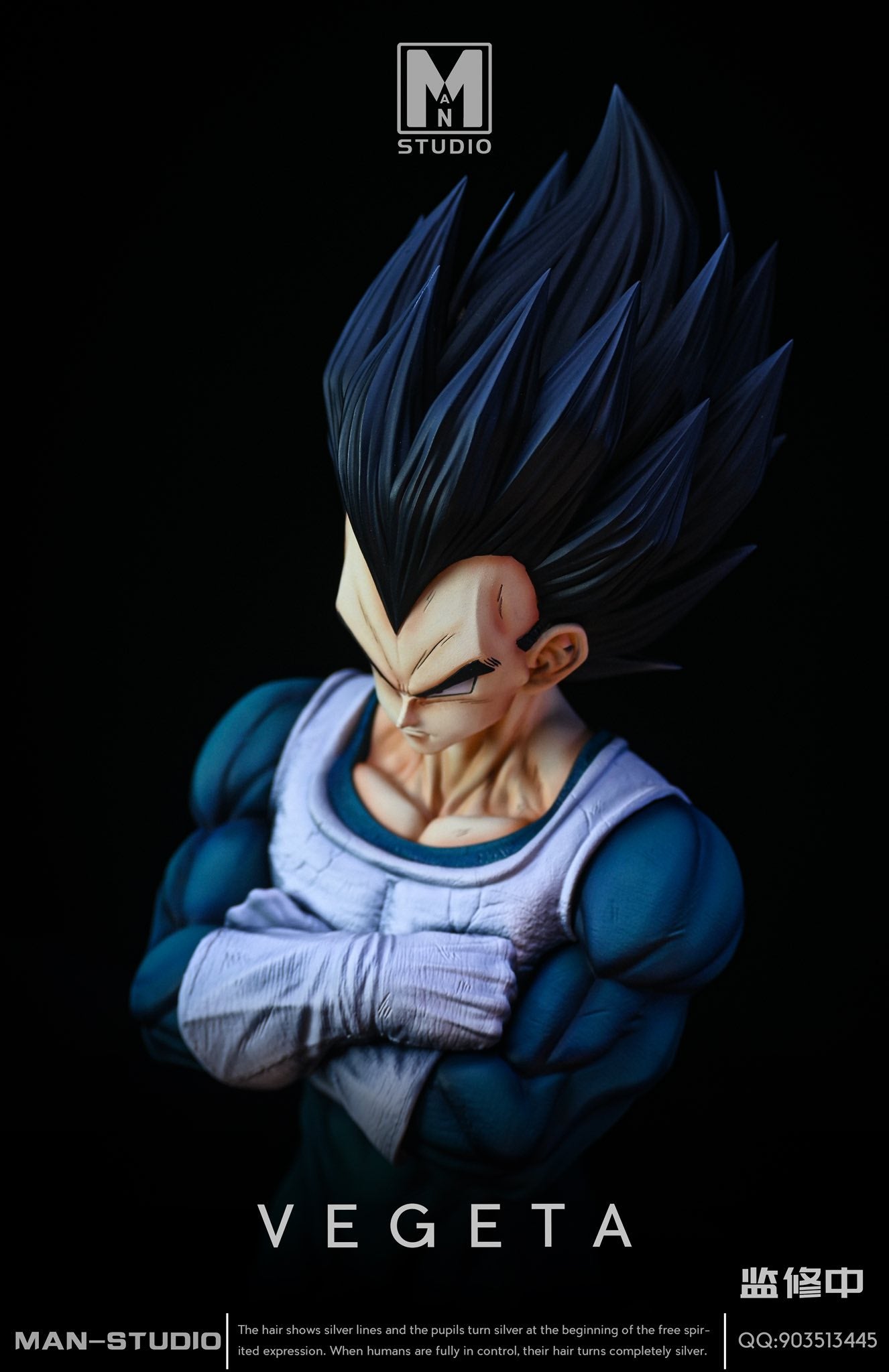 Vegeta & Dende resin statue MAN Studio anime figure