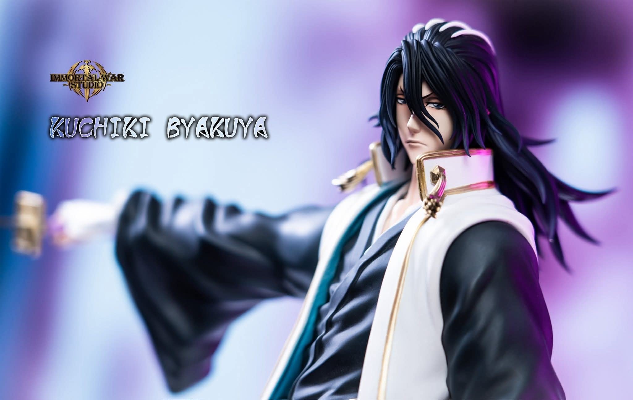Kuchiki Byakuya resin statue I.W Studio anime figure