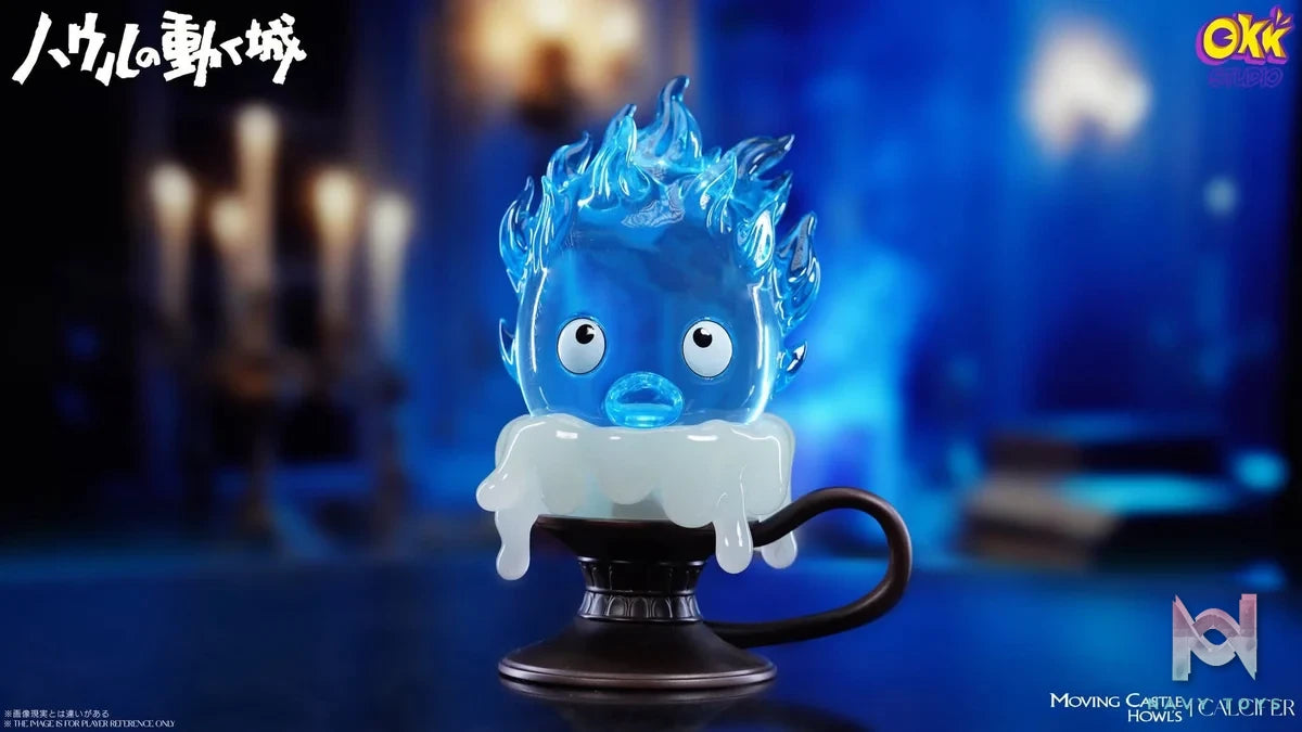 Candlestick Calcifer resin statue Okk Studio anime figure