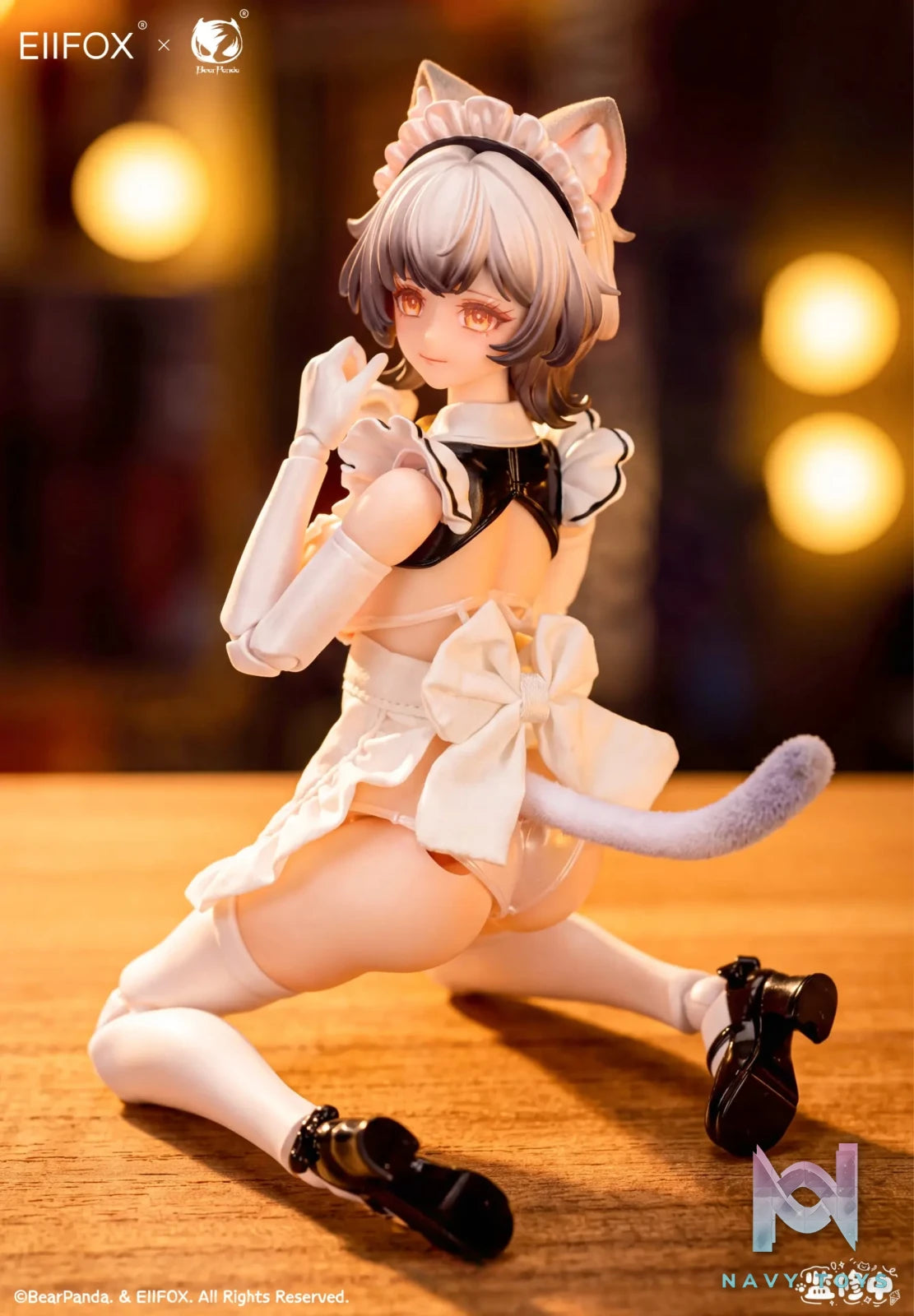 EIIFOX X BearPanda – Cat Maid Little Pudding 1/12 Scale Action Figure (Licensed)