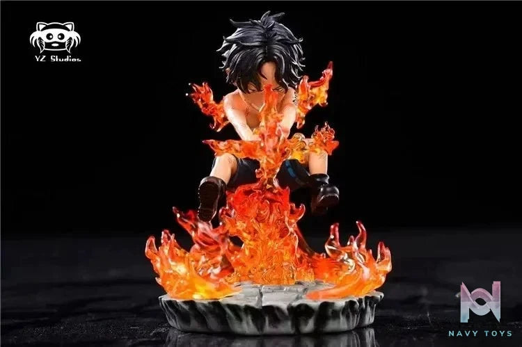 Whitebeard Pirates 2nd Division Commander Portgas D. Ace - One Piece - Yz Studio resin statue Navy Toys anime figure