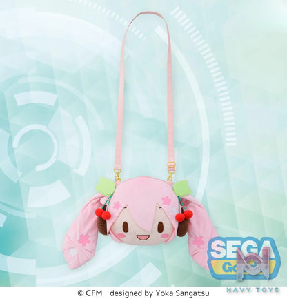 SEGA – fuwa petit “Sakura Miku” Face Shoulder Bag (M) (Licensed)