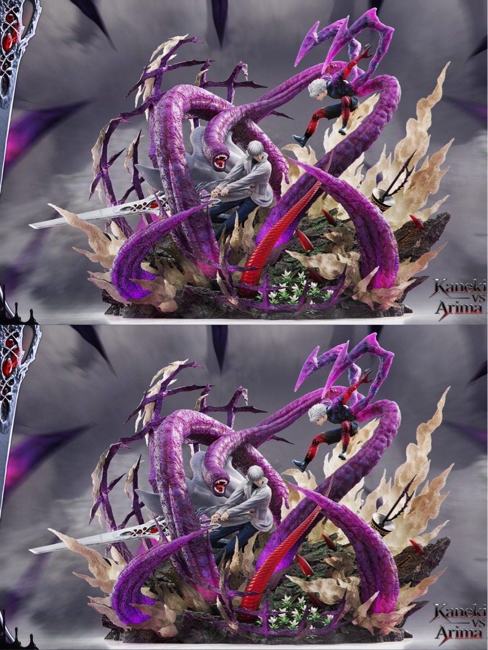 Kishou Arima vs Kaneki Ken - Tokyo Ghoul - Black Goat Studio resin statue Black Goat Studio anime figure