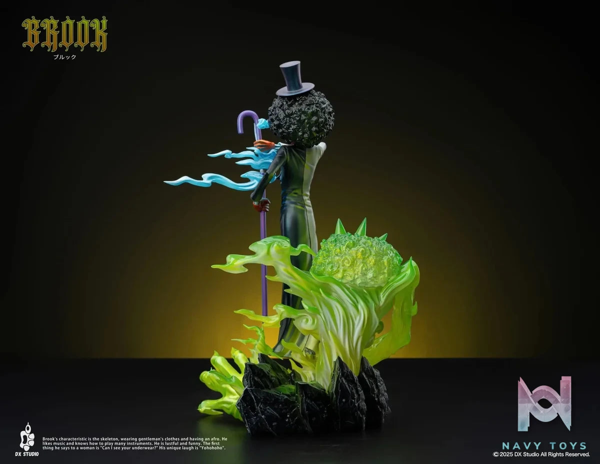 Dx Studio - ONE PIECE Soul King Brook resin statue Navy Toys anime figure