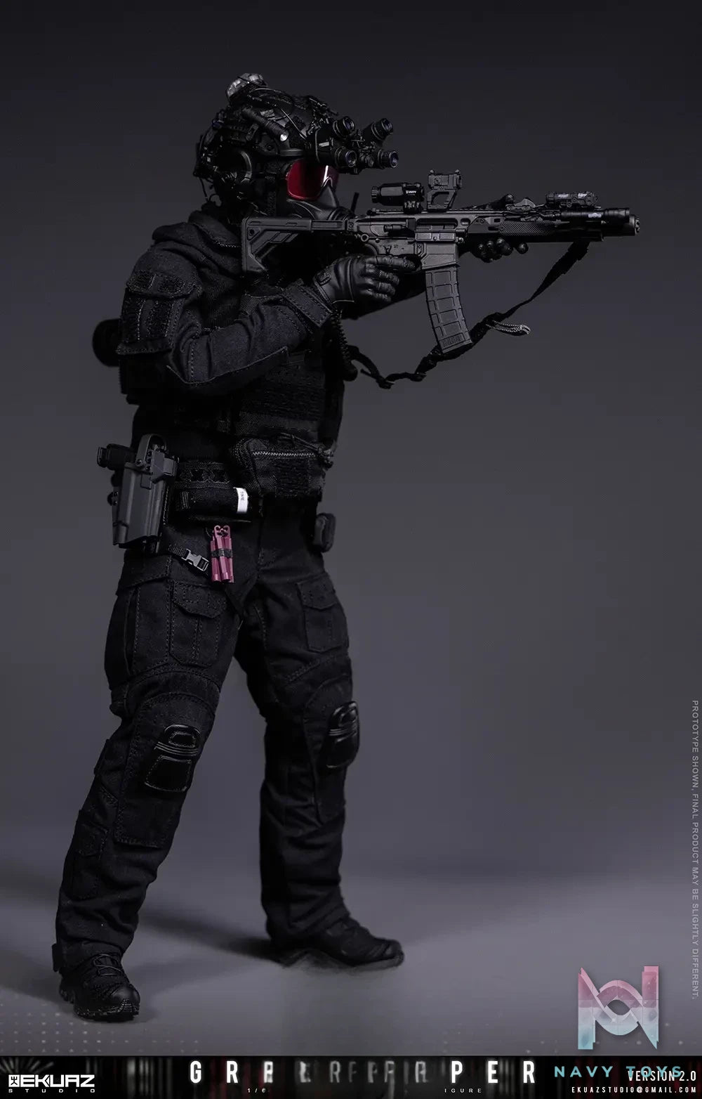 EKUAZ STUDIO – 1/6 GRIM REAPER 2.0 Elite guard EKS015 EKS015S (Licensed)